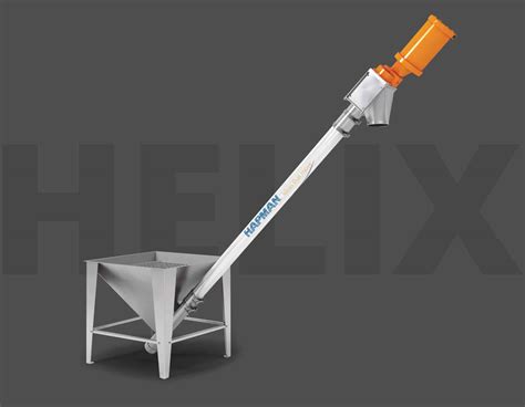 flexible screw conveyor maker|hapman helix flexible screw conveyor.